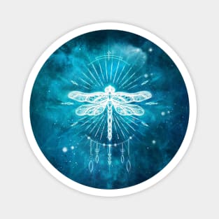 Cosmic Boho Dragonfly Magnet